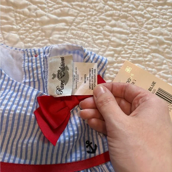 NWT Rare Editions Sailor Dress - Picture 2 of 7